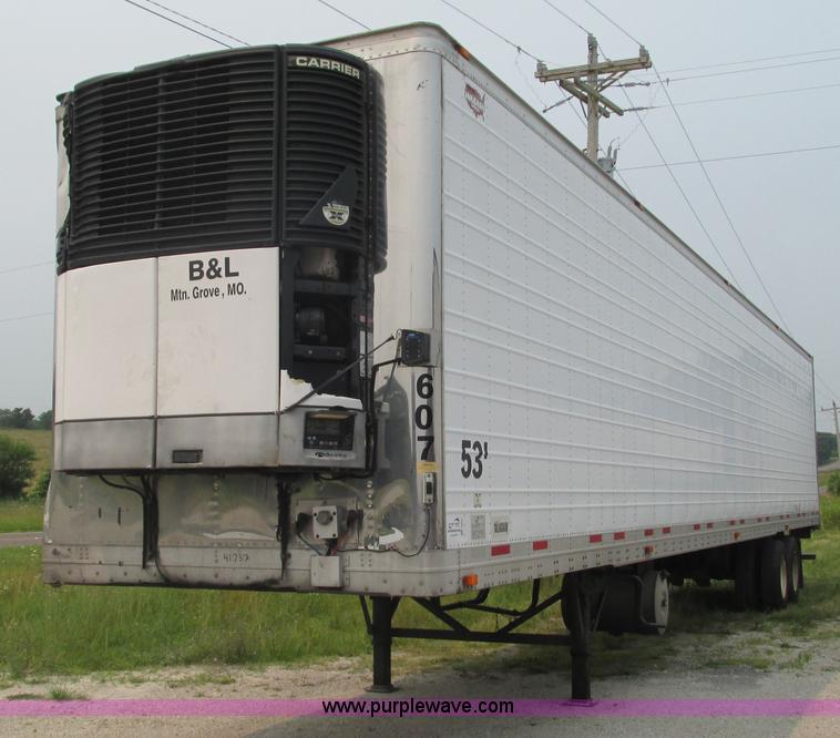 image for item J8553 2007 Wabash refrigerated van trailer