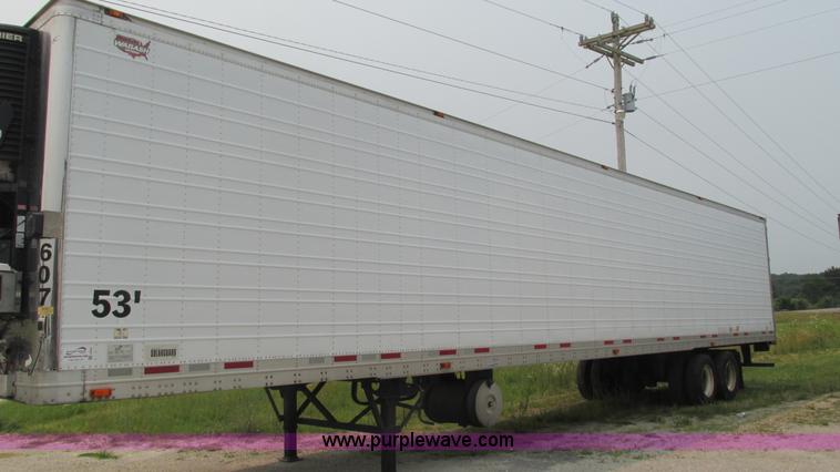 image for item J8553 2007 Wabash refrigerated van trailer