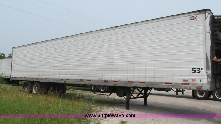 image for item J8553 2007 Wabash refrigerated van trailer