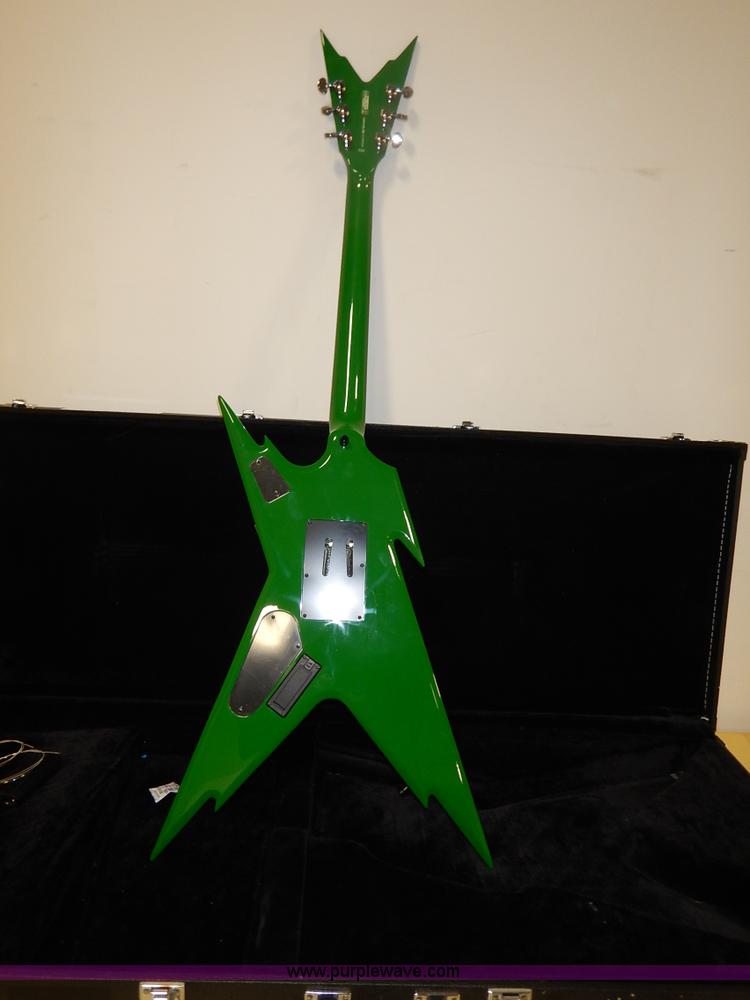 image for item BO9751 Dime Razorback green guitar
