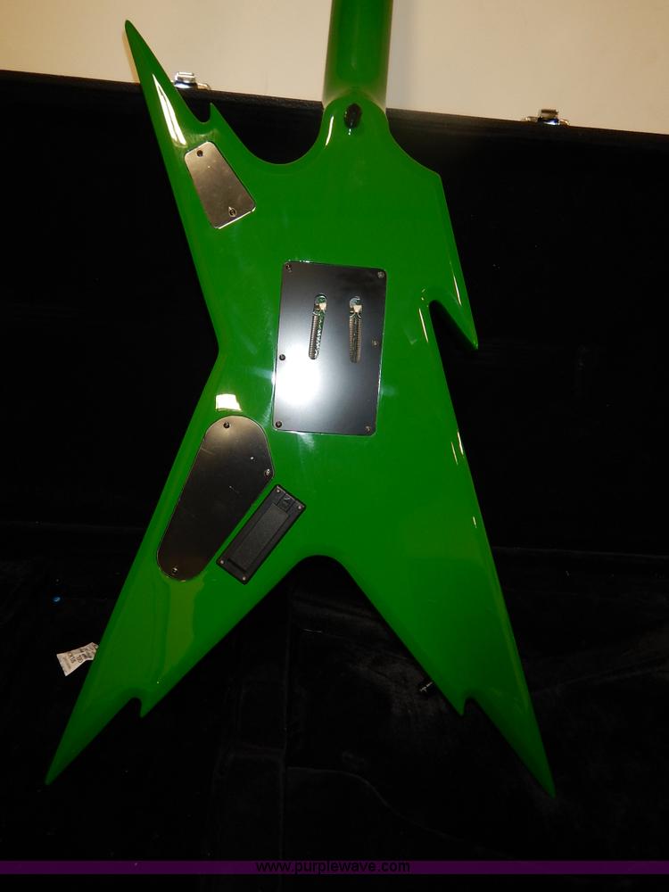 image for item BO9751 Dime Razorback green guitar