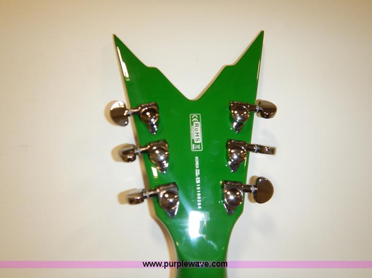 image for item BO9751 Dime Razorback green guitar