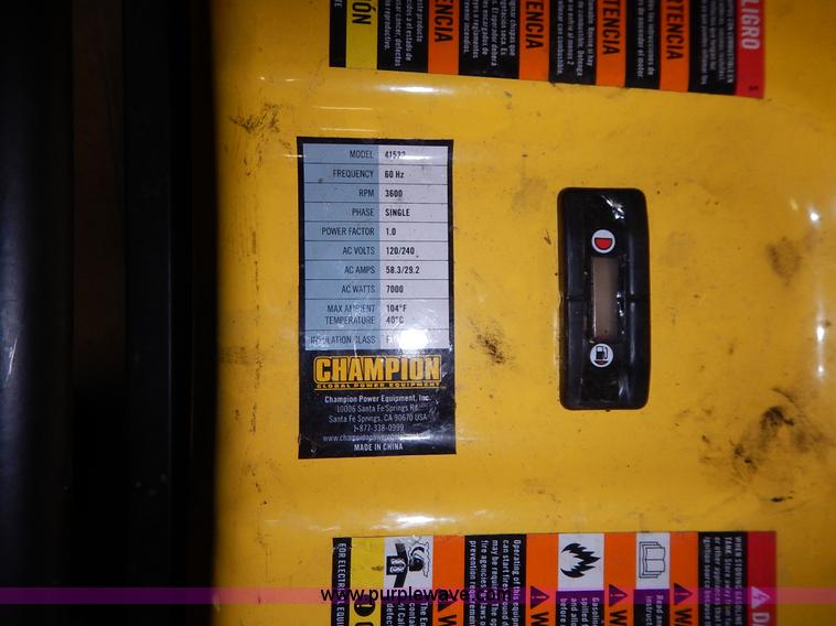 image for item BO9764 Champion generator