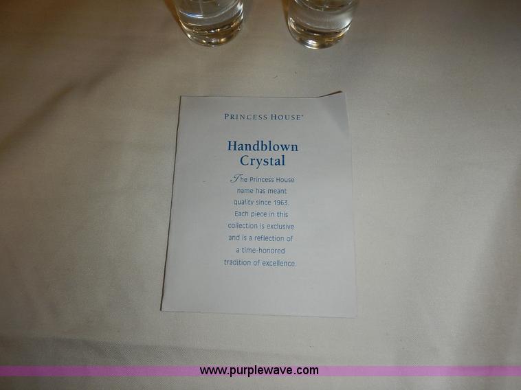 image for item BO9789 (8) assorted Princess House shot glasses