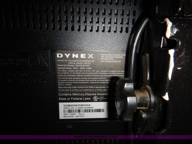 image for item BO9799 Dynex 32" television
