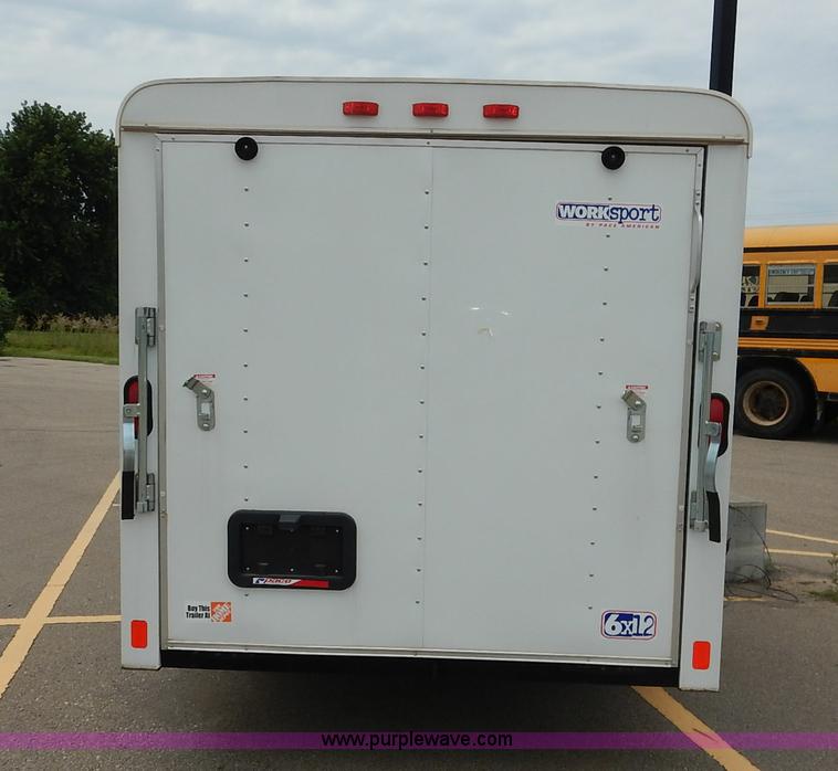 image for item J6499 2007 Pace WS612SHD enclosed cargo trailer