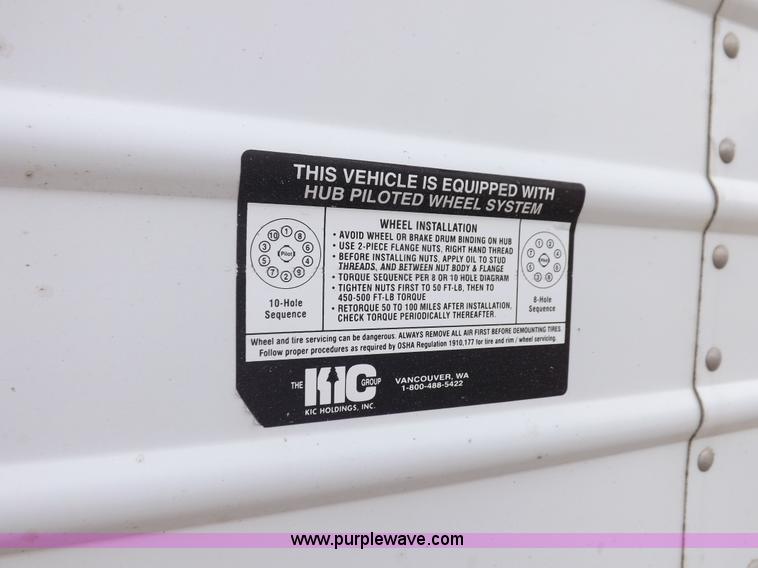 image for item J6901 2011 Timpte Super Hopper double hopper grain trailer