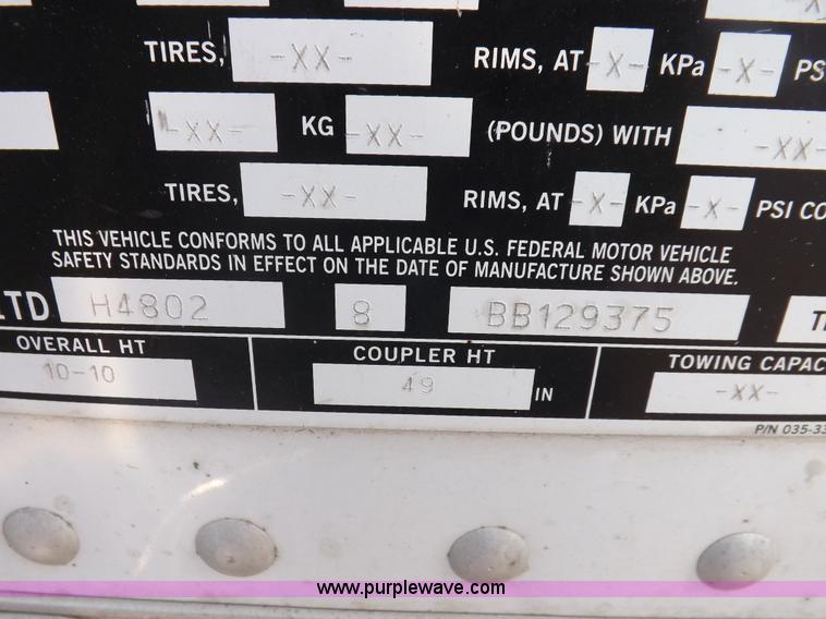 image for item J6901 2011 Timpte Super Hopper double hopper grain trailer