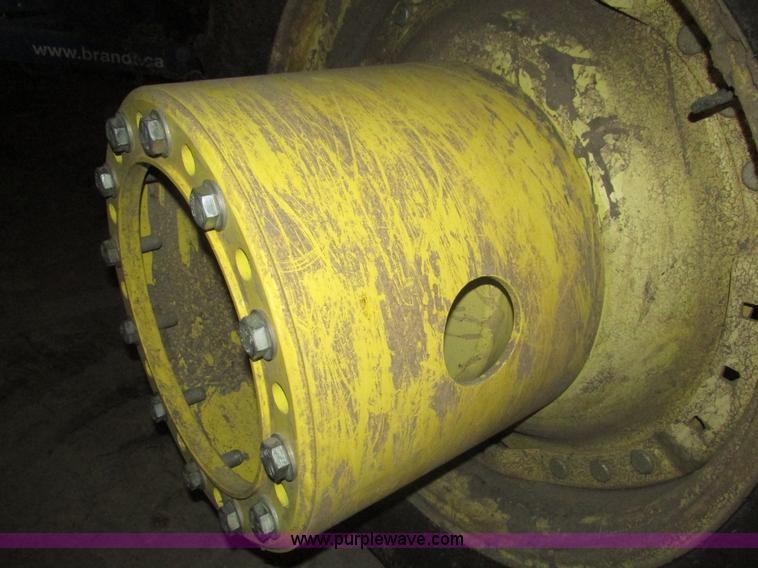 image for item AV9159 (2) John Deere dual tires and wheels with hub extensions