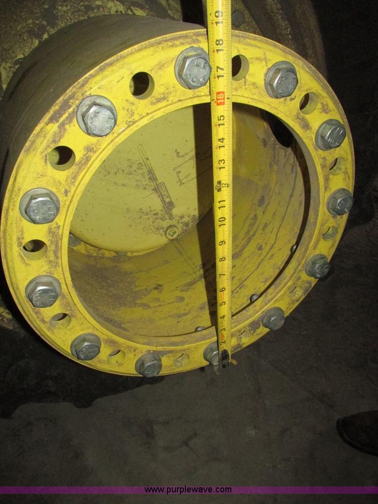 image for item AV9159 (2) John Deere dual tires and wheels with hub extensions