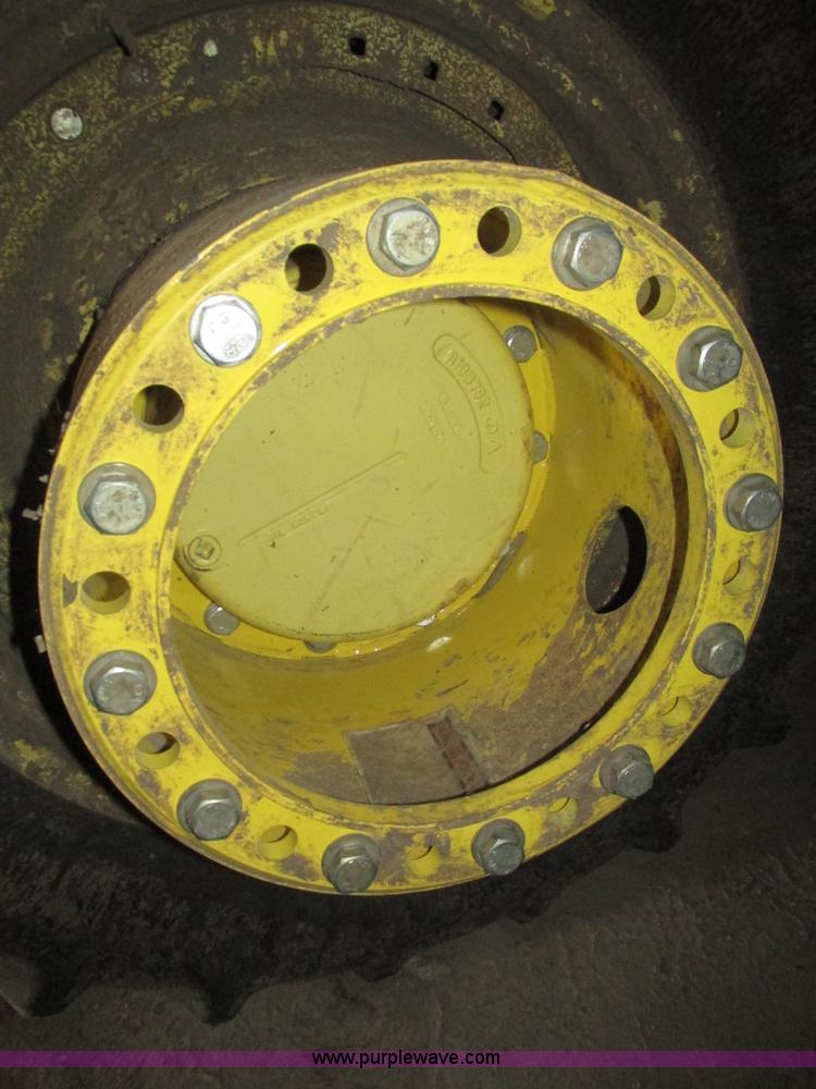 image for item AV9159 (2) John Deere dual tires and wheels with hub extensions