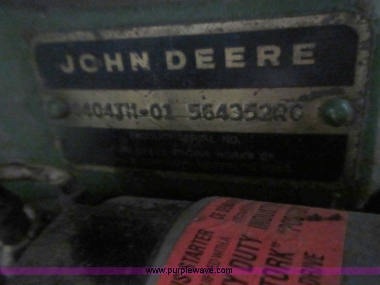 image for item AZ9005 John Deere six cylinder turbo diesel engine