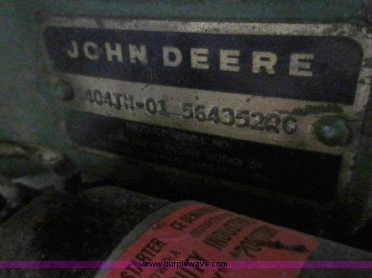 image for item AZ9005 John Deere six cylinder turbo diesel engine