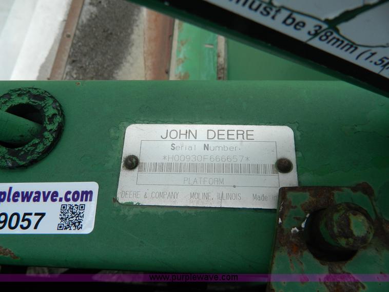 image for item BJ9057 John Deere 930F head