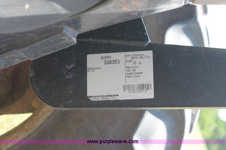 image for item H8164 2010 McCormick CX110 MFWD tractor