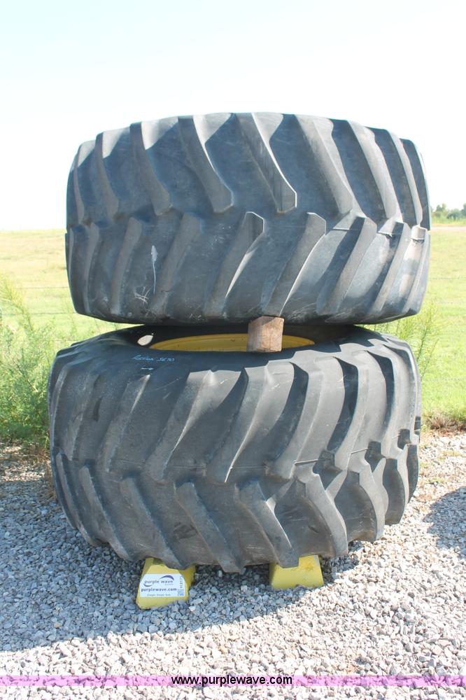 image for item H8171 (2) Firestone 900/60R32 tires and wheels