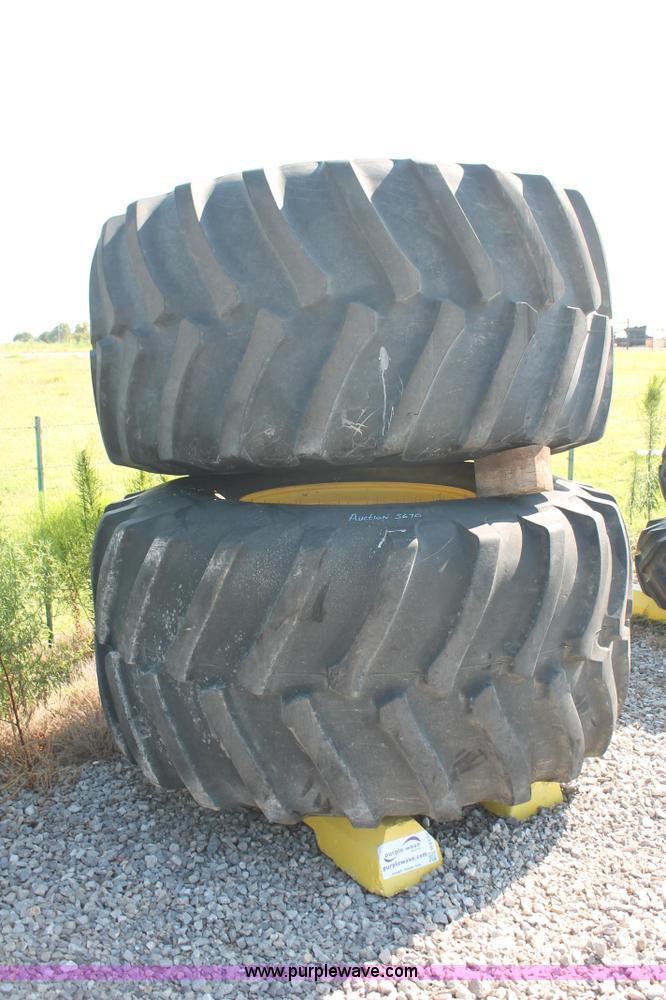 image for item H8171 (2) Firestone 900/60R32 tires and wheels