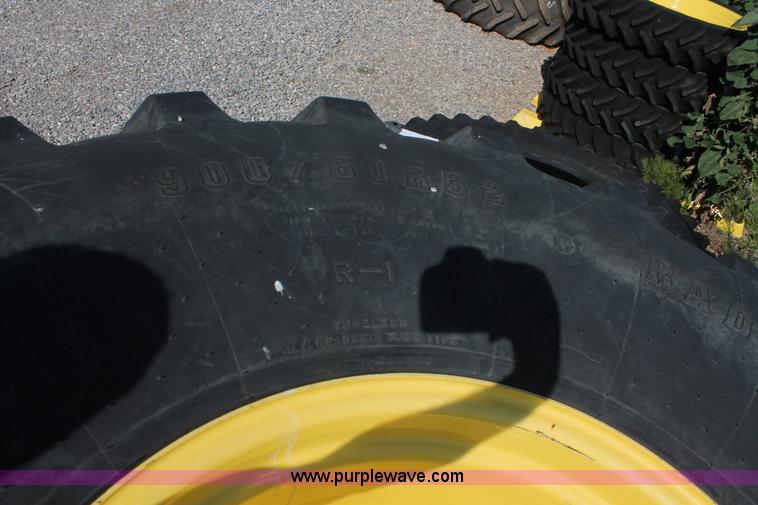 image for item H8171 (2) Firestone 900/60R32 tires and wheels