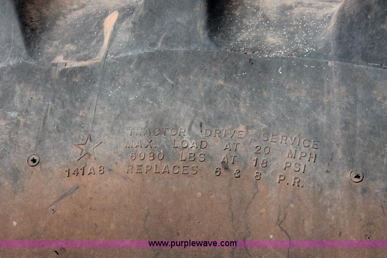 image for item H8173 (2) Goodyear 18.4R38 dual tires and wheels