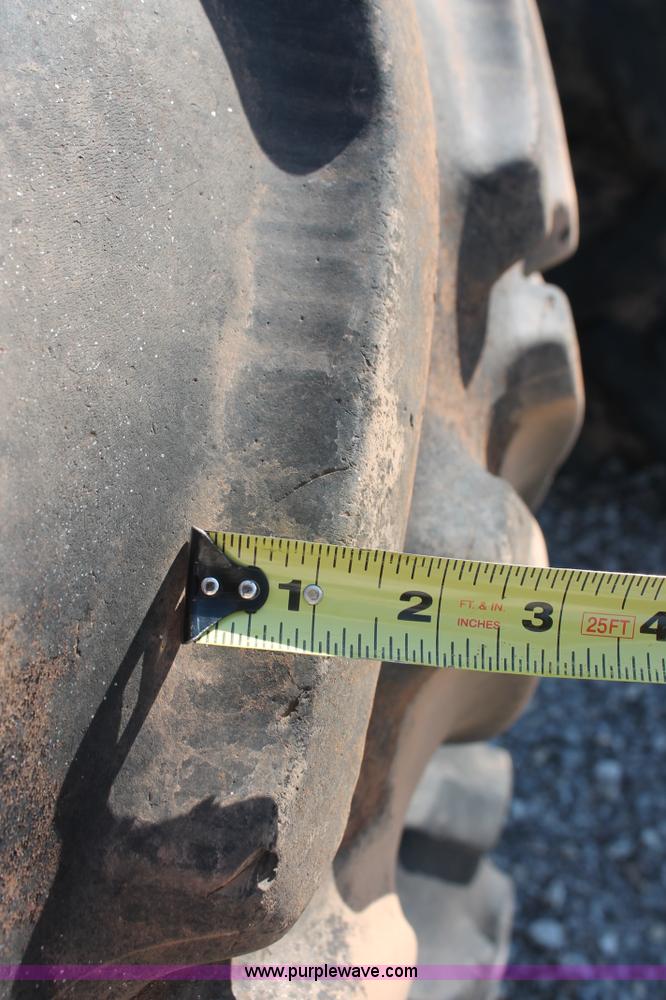 image for item H8173 (2) Goodyear 18.4R38 dual tires and wheels