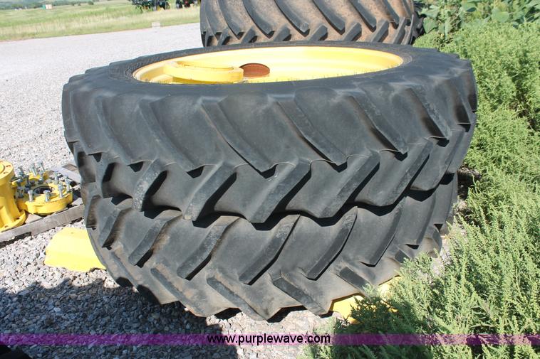 image for item H8174 (2) Goodyear 480/80R50 triple option tires and wheels