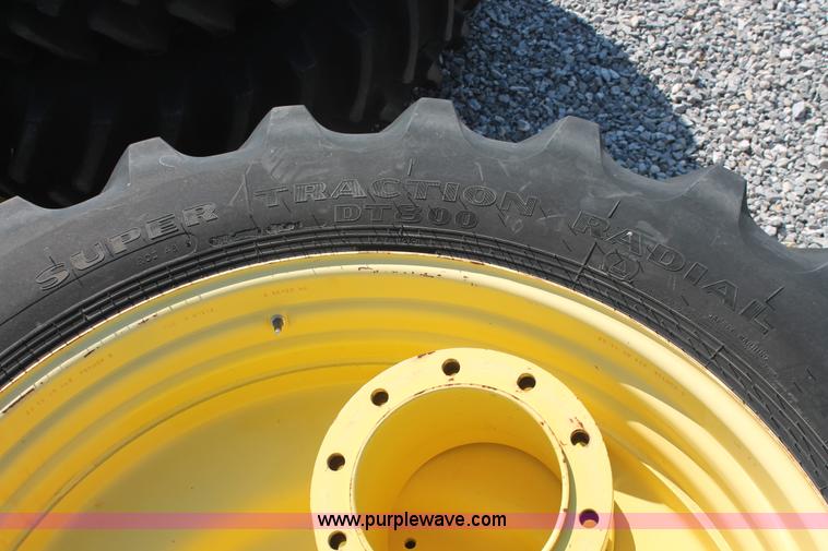 image for item H8174 (2) Goodyear 480/80R50 triple option tires and wheels