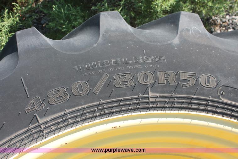image for item H8174 (2) Goodyear 480/80R50 triple option tires and wheels