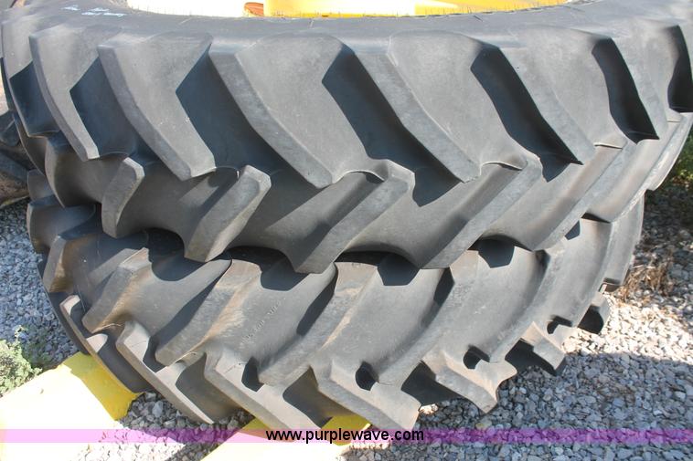 image for item H8174 (2) Goodyear 480/80R50 triple option tires and wheels