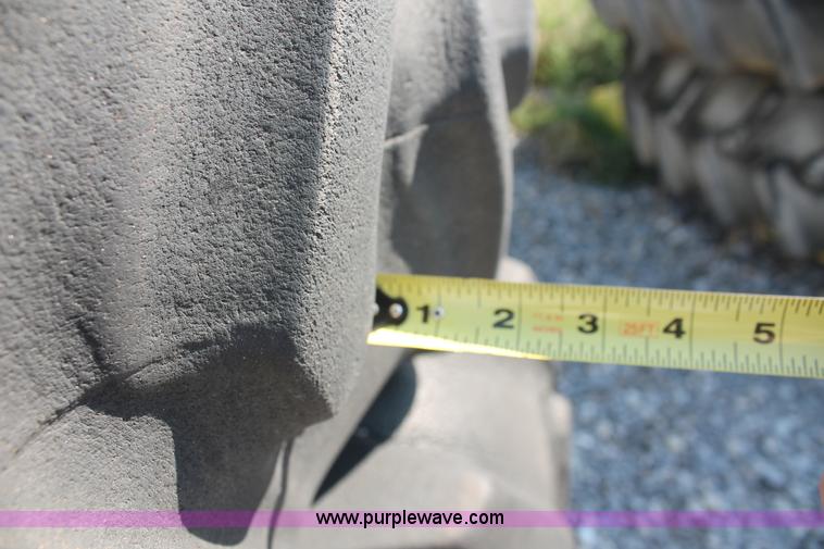 image for item H8175 (2) Firestone 18.4-38 dual tires and wheels