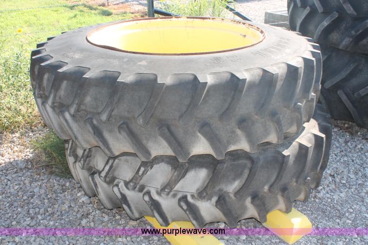 image for item H8176 (2) Firestone 18.4-42 dual tires and wheels