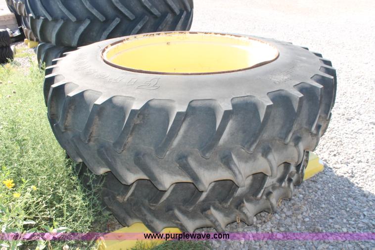 image for item H8176 (2) Firestone 18.4-42 dual tires and wheels