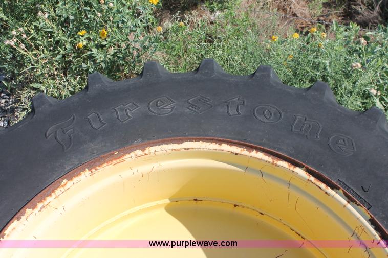 image for item H8176 (2) Firestone 18.4-42 dual tires and wheels