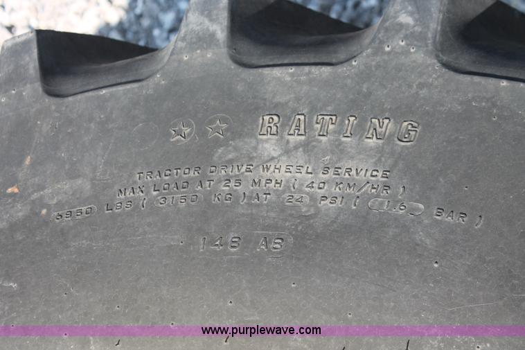 image for item H8176 (2) Firestone 18.4-42 dual tires and wheels