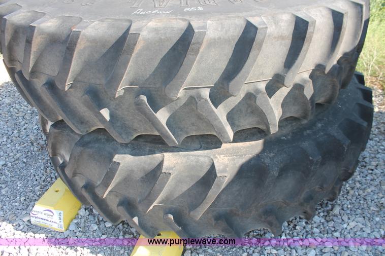 image for item H8176 (2) Firestone 18.4-42 dual tires and wheels