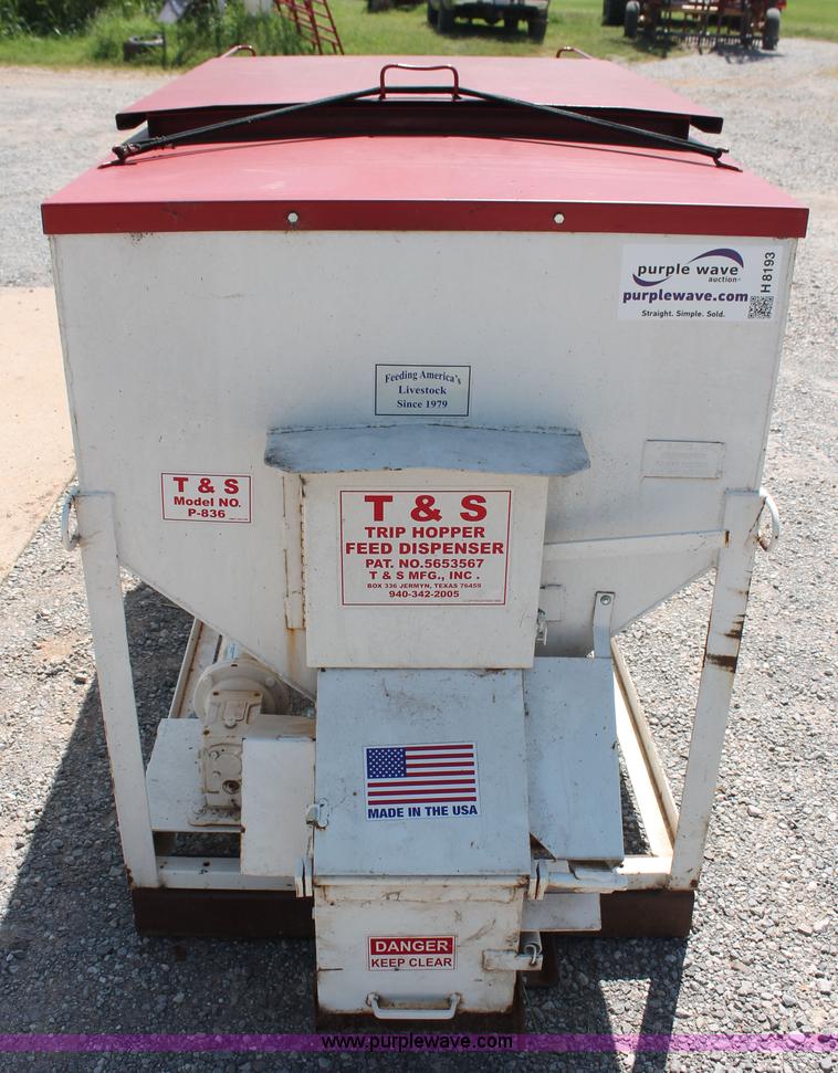 image for item H8193 T&S P-836 trip hopper feed dispenser