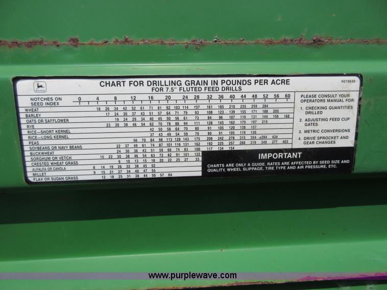 image for item I2019 John Deere 750 grain drill