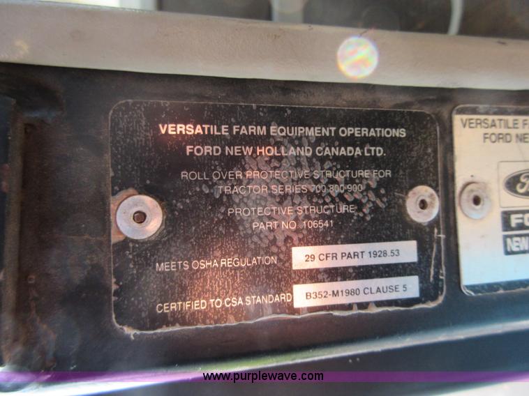 image for item I2049 1991 Ford 946 Versatile 4WD tractor