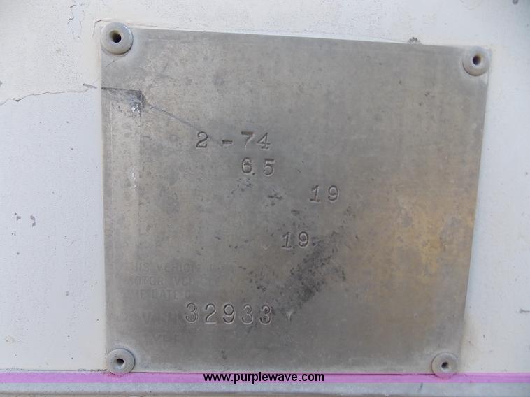 image for item J2710 1974 Timpte grain trailer