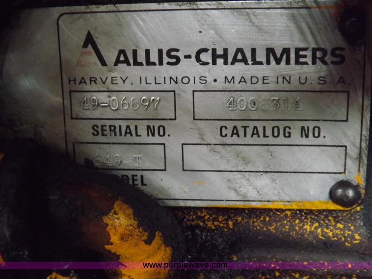 image for item J6909 1980 Fiat-Allis 605B wheel loader