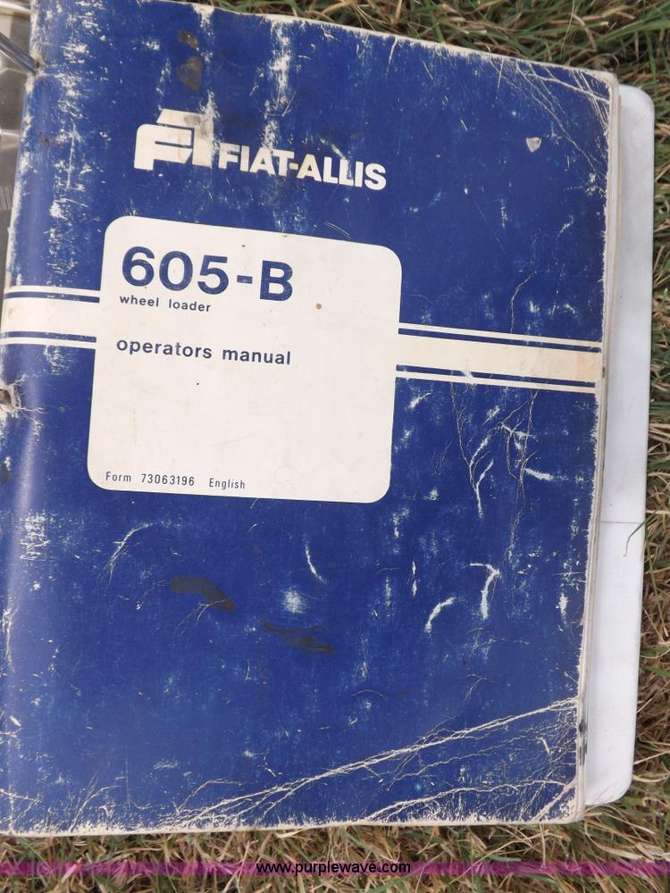 image for item J6909 1980 Fiat-Allis 605B wheel loader