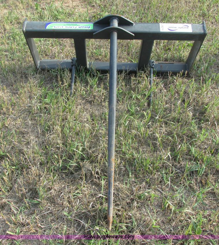 image for item J8219 Bale fork skid steer attachment