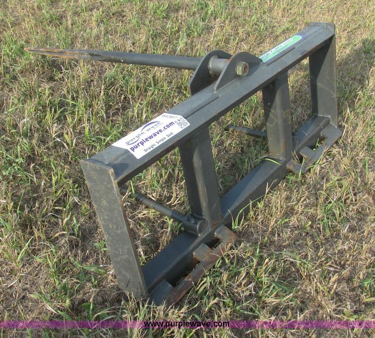 image for item J8219 Bale fork skid steer attachment