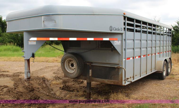 image for item K1006 1999 Circle D livestock trailer