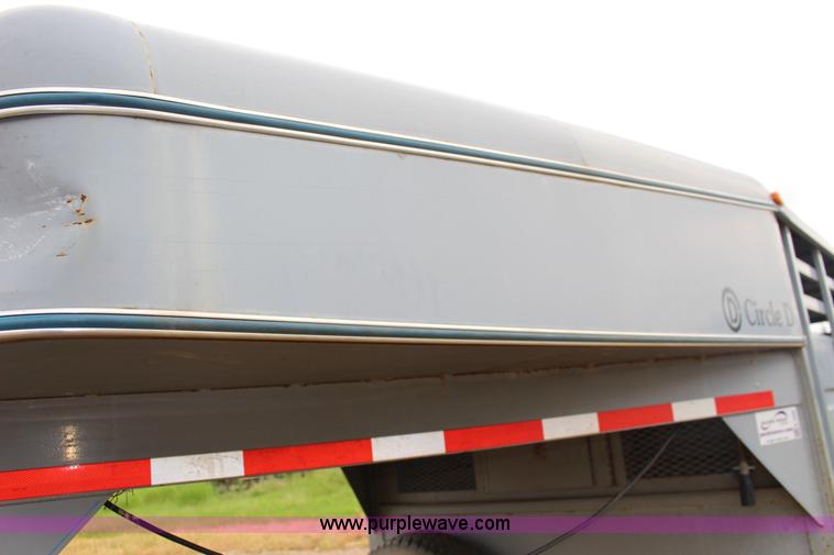 image for item K1006 1999 Circle D livestock trailer
