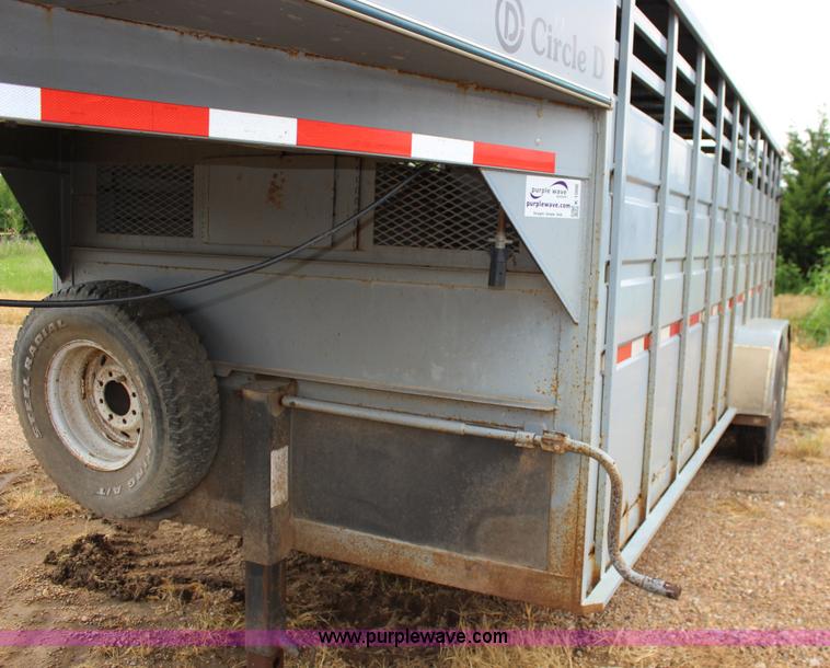 image for item K1006 1999 Circle D livestock trailer