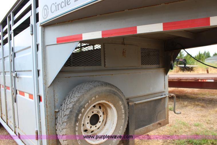 image for item K1006 1999 Circle D livestock trailer