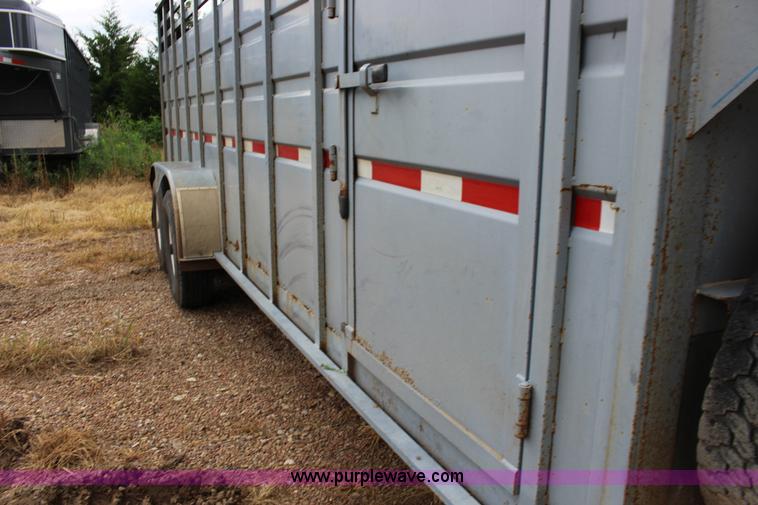 image for item K1006 1999 Circle D livestock trailer