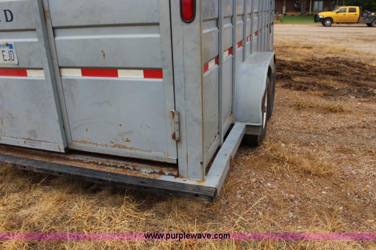 image for item K1006 1999 Circle D livestock trailer