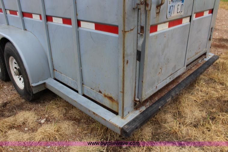 image for item K1006 1999 Circle D livestock trailer