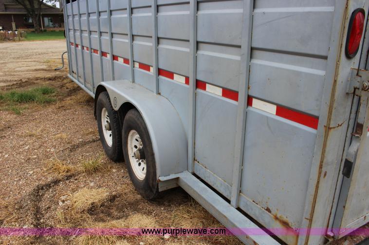 image for item K1006 1999 Circle D livestock trailer
